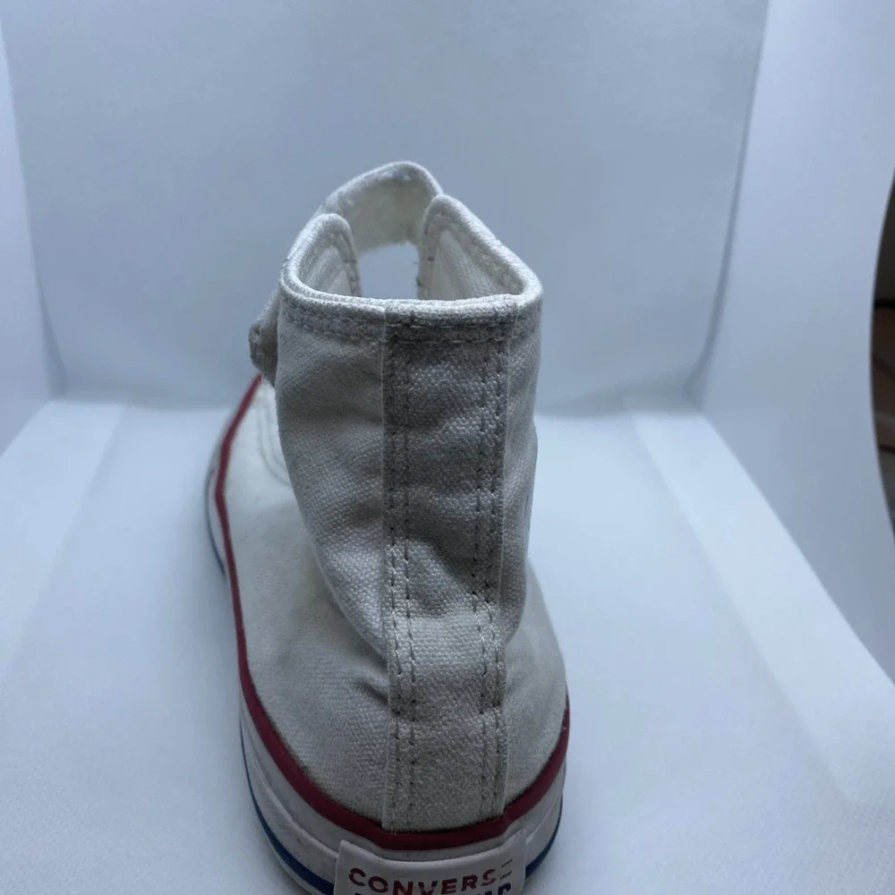 Converse Chuck Taylor All Star White High Top Platform Sneakers Youth Size 13
